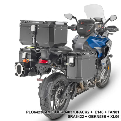 Givi SRA6422 Triumph Tiger 1200 GT Aluminum Rear Rack Specific for Monokey Top Case