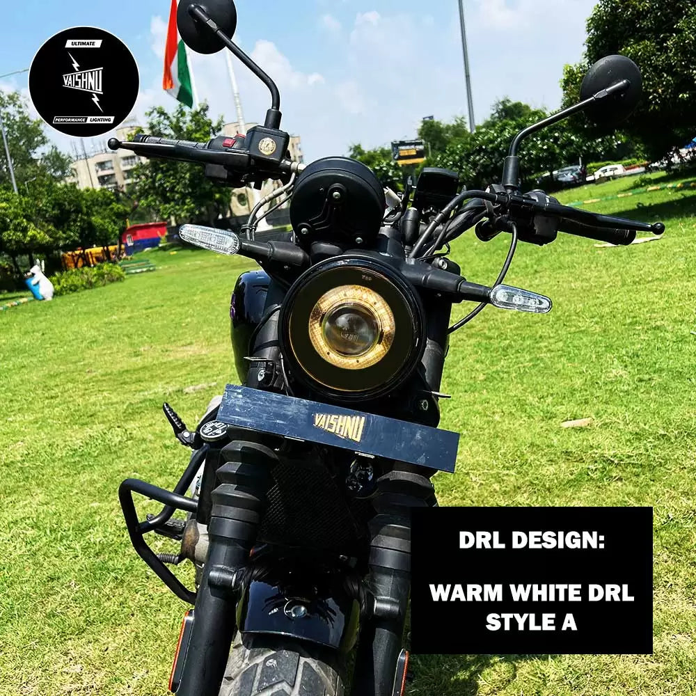 Vaishnu Touring Headlights for Royal Enfield Guerrilla 450