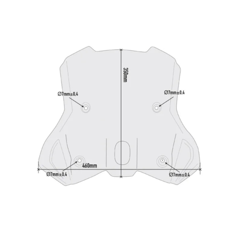 Givi 7710D Windscreen for KTM 390 Adventure