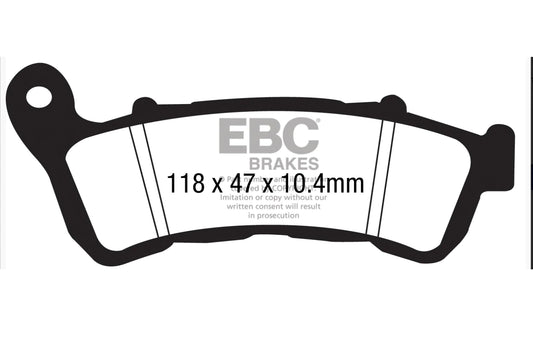 EBC BRAKES - FA388/2HH FULLY SINTERED (REAR)