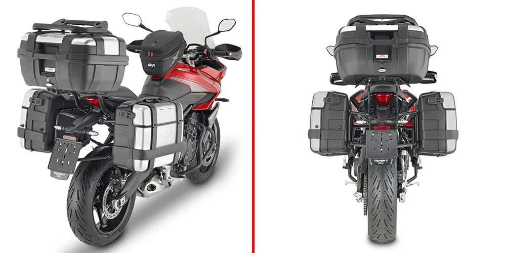 GIVI TRK33PACK2 33L TREKKER MONOKEY PANNIER SET – SILVER