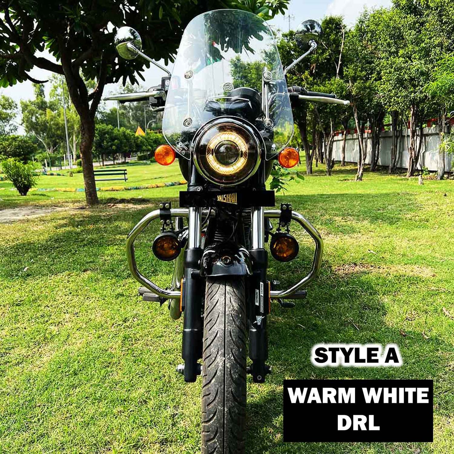 Vaishnu Touring Headlights for Royal Enfield Meteor 350