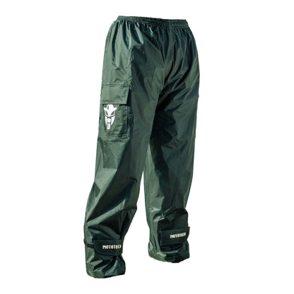 MOTOTECH Hurricane TourPro Rain Overtrousers with Cargo Pockets - Waterproof Pants - Dark Grey