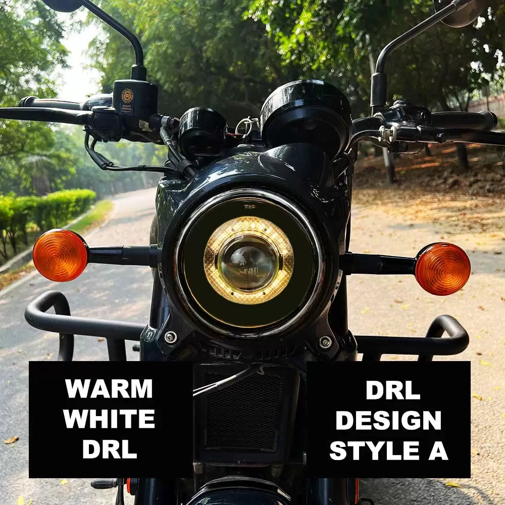 Vaishnu Touring Headlight For Royal Enfield Shotgun 650