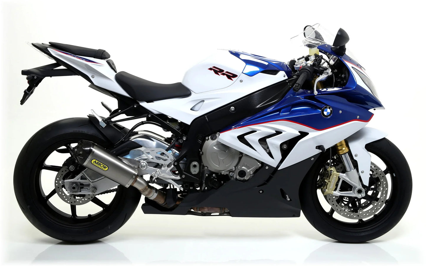 ARROW BMW S1000RR WORKS TITANIUM SILENCER WITH CARBON END CAP
