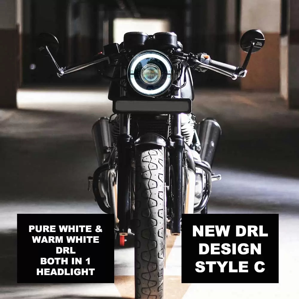 Vaishnu Touring Headlights for Royal Enfield Interceptor/ Continental Gt650/ GT535 (Upto 2022)