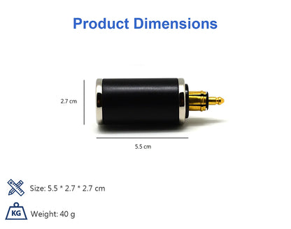 Cliff Top DIN (Hella) to 36W PD USB-C + QC 3.0 (STRAIGHT)
