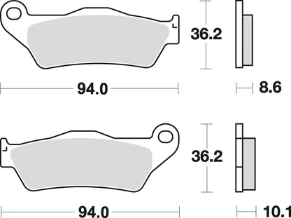 BRAKING BMW R 1200 GS - ABS|1200|2012|REAR - L