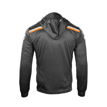 DSG Urban Rider Riding Hoodie Black Red Fluo