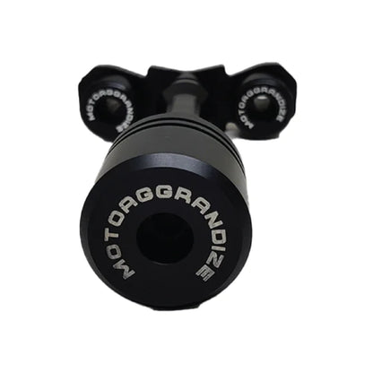 Motoaggrandize Frame sliders | Crash Protectors for Bajaj NS 200 [Black]