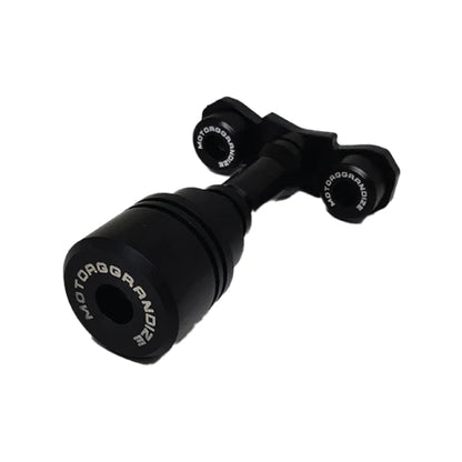 Motoaggrandize Frame sliders | Crash Protectors for Bajaj NS 200 [Black]