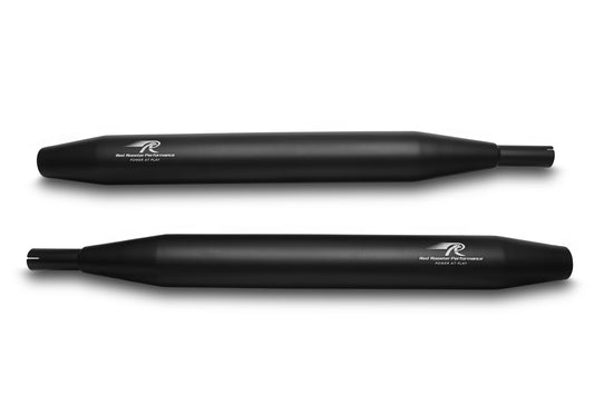 Red Rooster Performance Exhaust Celesta Black (Long) For Jawa Motorcycle