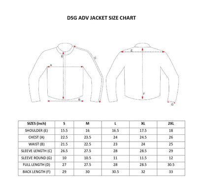 DSG Adv Riding Jacket Black Yellow Fluo