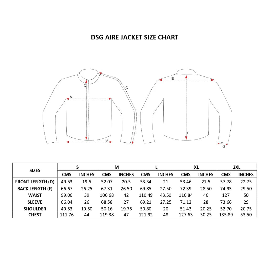DSG Aire Riding Jacket Black Grey Red