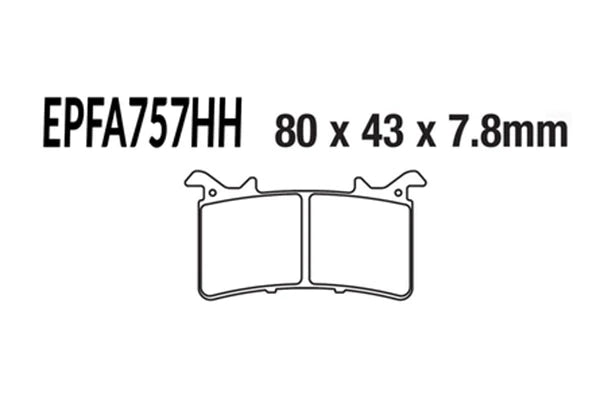 EBC BRAKES - EPFA757HH EXTREME PRO (PER ROTOR)