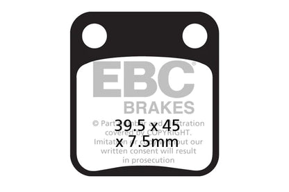 EBC BRAKES - MX054 MOTOCROSS RACE (REAR)