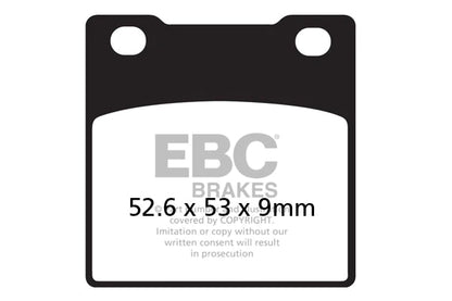 EBC BRAKES - FA063HH FULLY SINTERED (REAR)