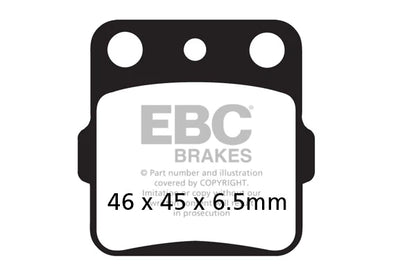 EBC BRAKES - SINTERED FA084/3R