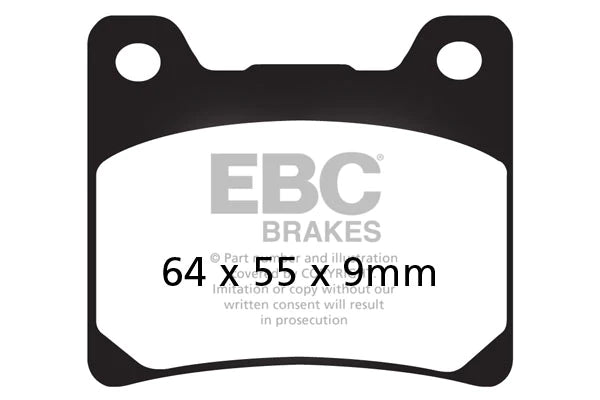 EBC BRAKES - FA088 ORGANIC