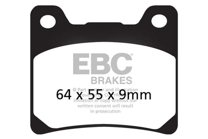 EBC BRAKES - FA088 ORGANIC
