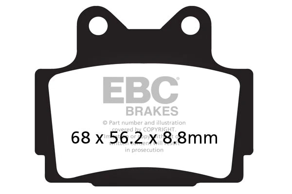 EBC BRAKES - FA104 ORGANIC