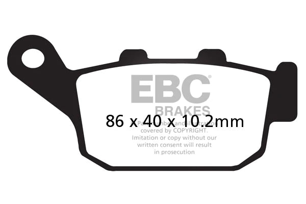 EBC BRAKES - FA140 ORGANIC (REAR)