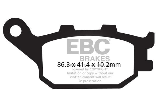 EBC BRAKES - FA174 ORGANIC (REAR)