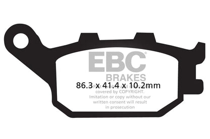 EBC BRAKES - FA174HH FULLY SINTERED (REAR)