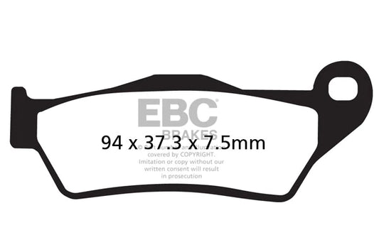 EBC BRAKES - FA181TT CARBON (FRONT)