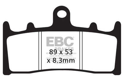 EBC BRAKES - FA188HH FULLY SINTERED (FRONT)