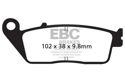 EBC BRAKES - FA196 ORGANIC (FRONT)