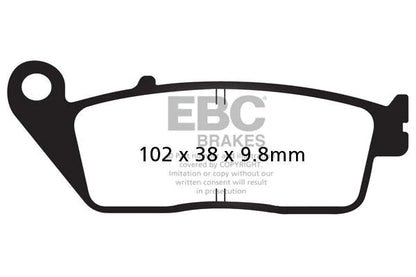 EBC BRAKES - FA196V SEMI SINTERED (FRONT)