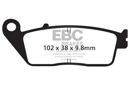 EBC BRAKES - FA196HH FULLY SINTERED (FRONT)