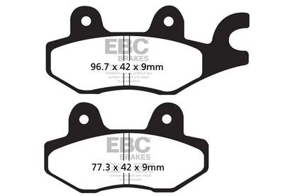 EBC BRAKES - FA197HH FULLY SINTERED (REAR)