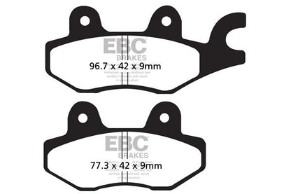 EBC BRAKES - FA197 ORGANIC (REAR)