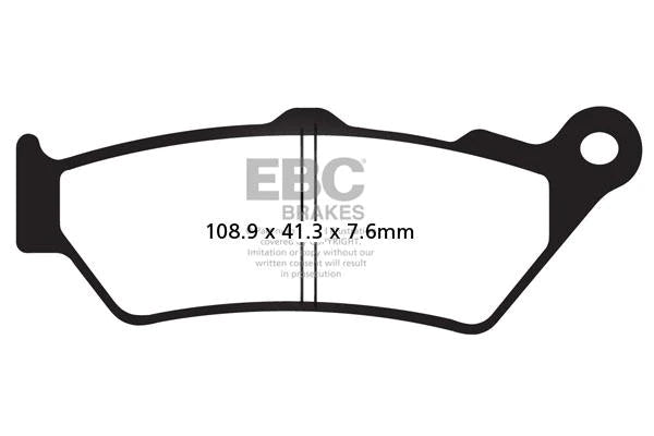 EBC BRAKES - FA209/2HH FULLY SINTERED (FRONT)