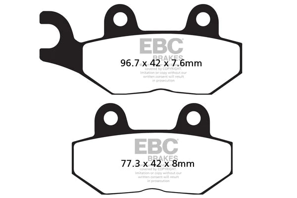 EBC BRAKES - FA214HH FULLY SINTERED (REAR)