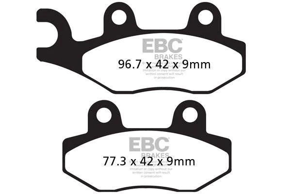 EBC BRAKES - FA228 ORGANIC
