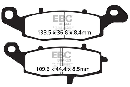 EBC BRAKES - FA229HH + FA231HH FULLY SINTERED (FRONT)