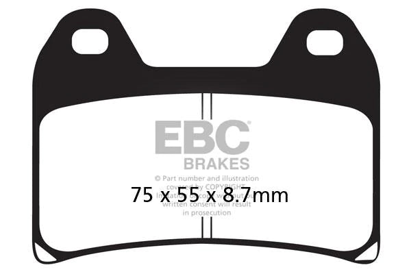 EBC BRAKES - GPFAX244HH GRAND PRIX (1 SET)