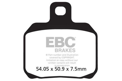 EBC BRAKES - FA266V SEMI SINTERED (REAR)