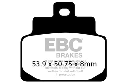 EBC BRAKES - FULLY SINTERED S301HH (FRONT)