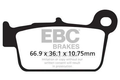 EBC BRAKES - MXS367 MOTOCROSS RACE (REAR)