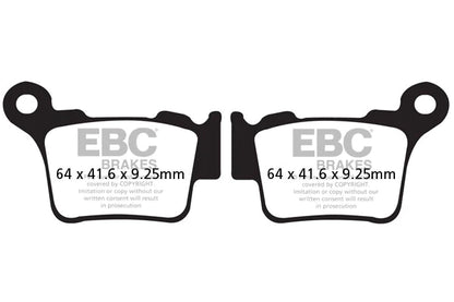 EBC BRAKES - MXS368 MOTOCROSS RACE (REAR)
