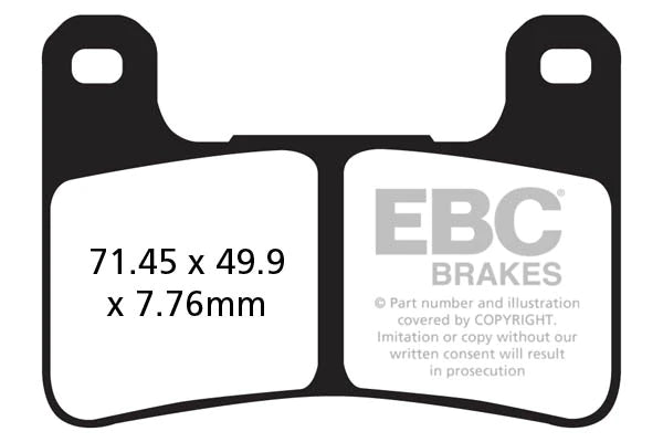 EBC BRAKES - FA379HH FULLY SINTERED