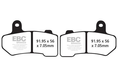 EBC BRAKES - FA409VLD SEMI SINTERED