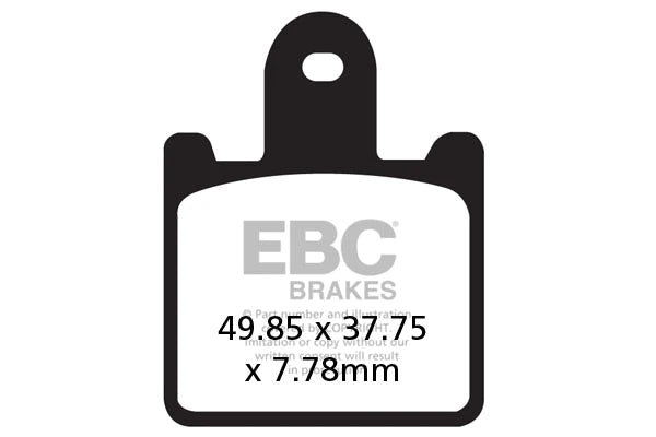EBC BRAKES - FA417/4HH FULLY SINTERED (FRONT)