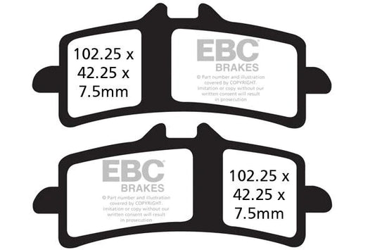 EBC BRAKES - FA447HH FULLY SINTERED