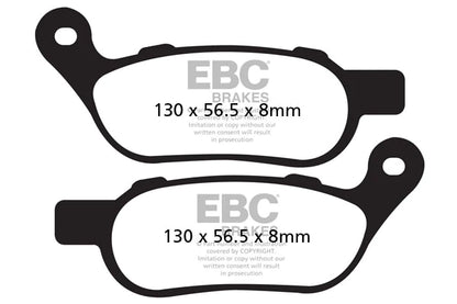 EBC BRAKES - FA458HH FULLY SINTERED (REAR)