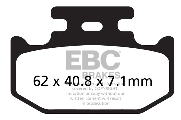 EBC BRAKES - FA497TT CARBON (FRONT)